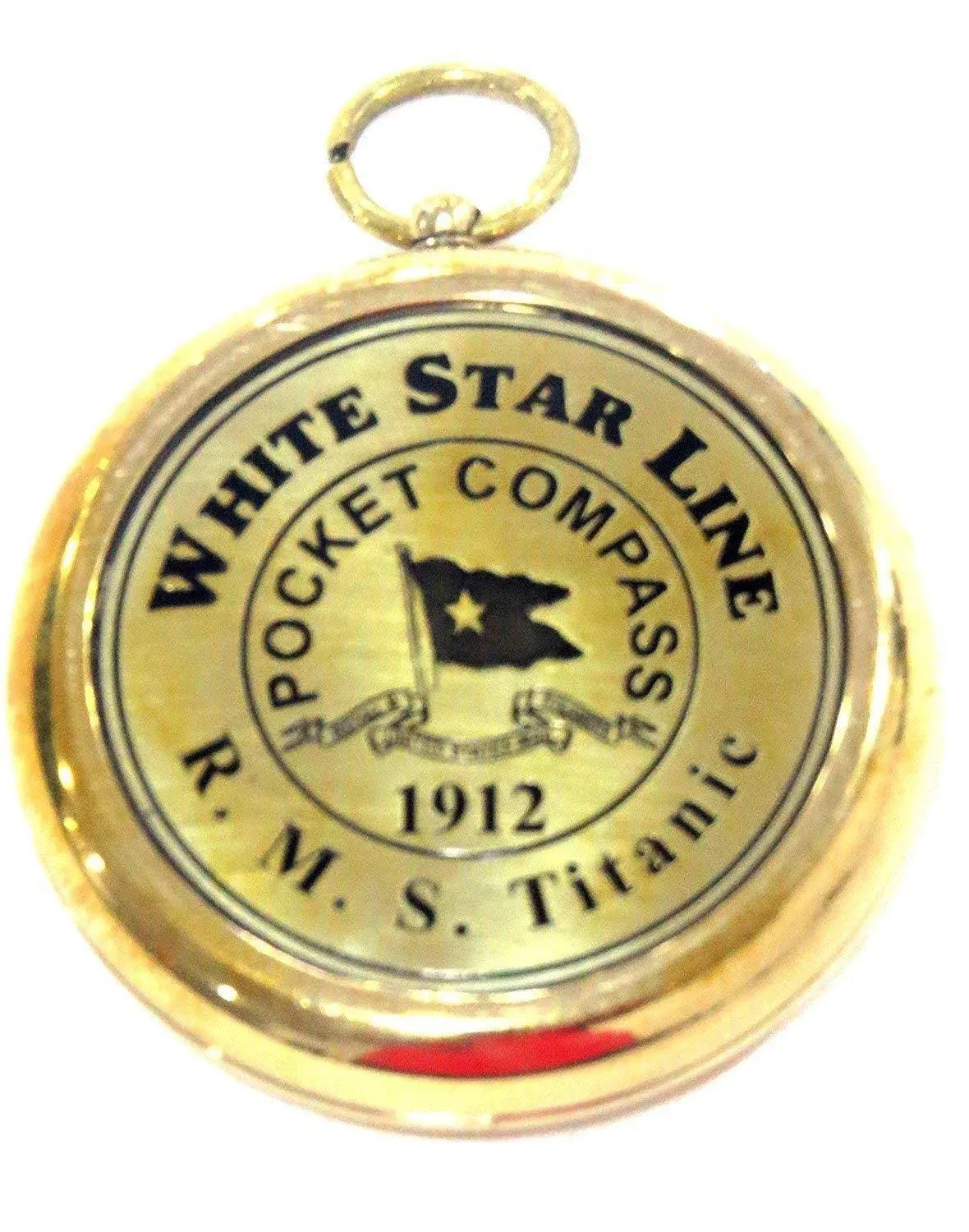 Brass Compass RMS Titanic 1912 Brass Pocket Gift Beautiful Working Model