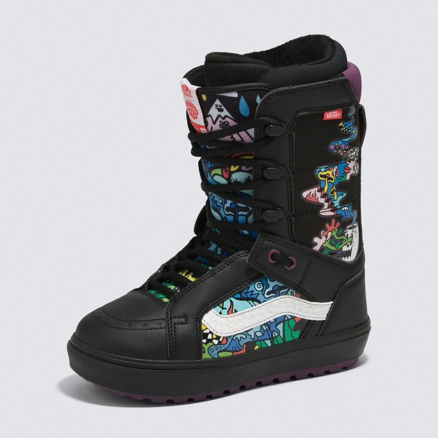 Vans Hi Standard OG Womens Snowboard Boot in Black and Multi Color 2024