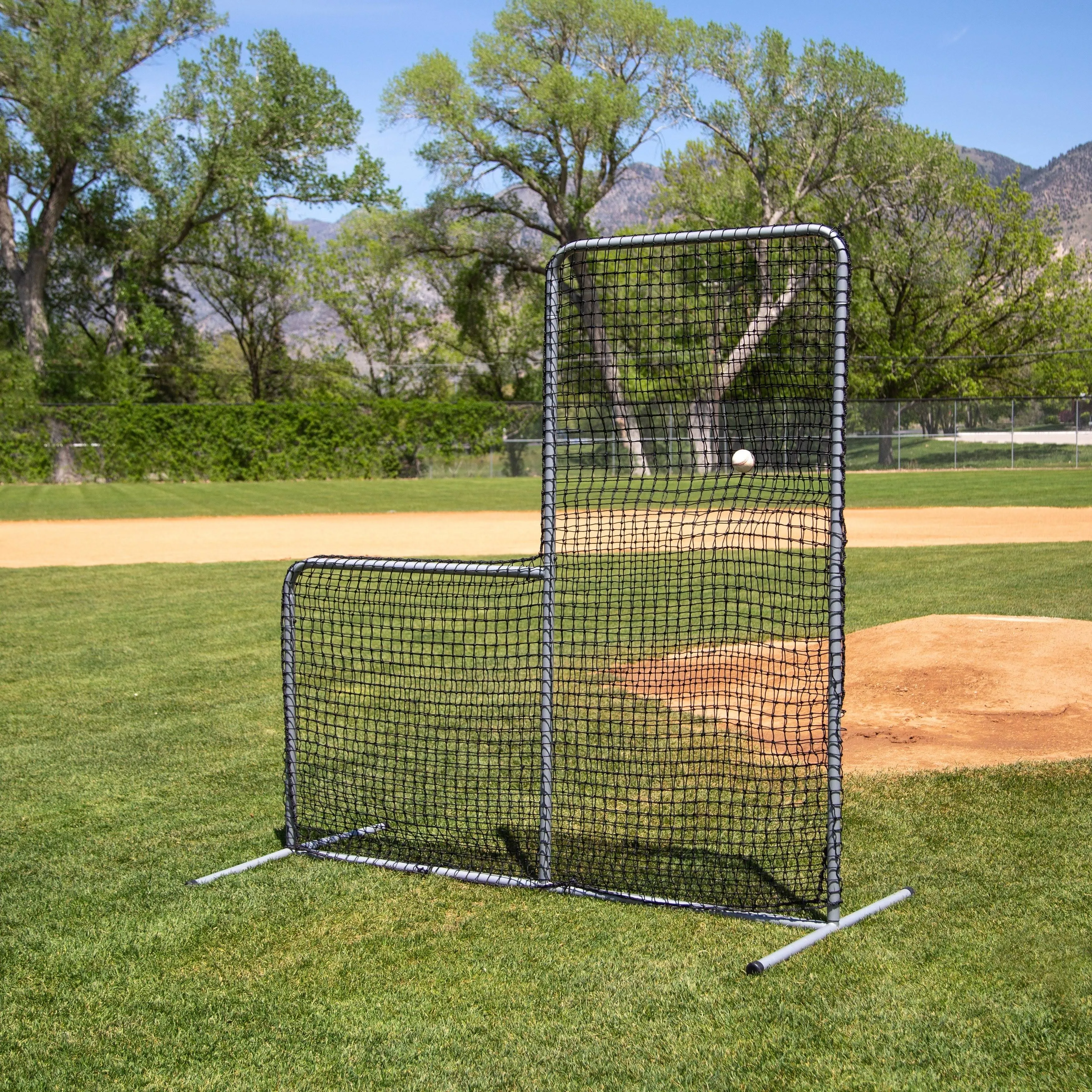 Skywalker Sports Competitive Series 7' L-Shaped Pitchers Screen