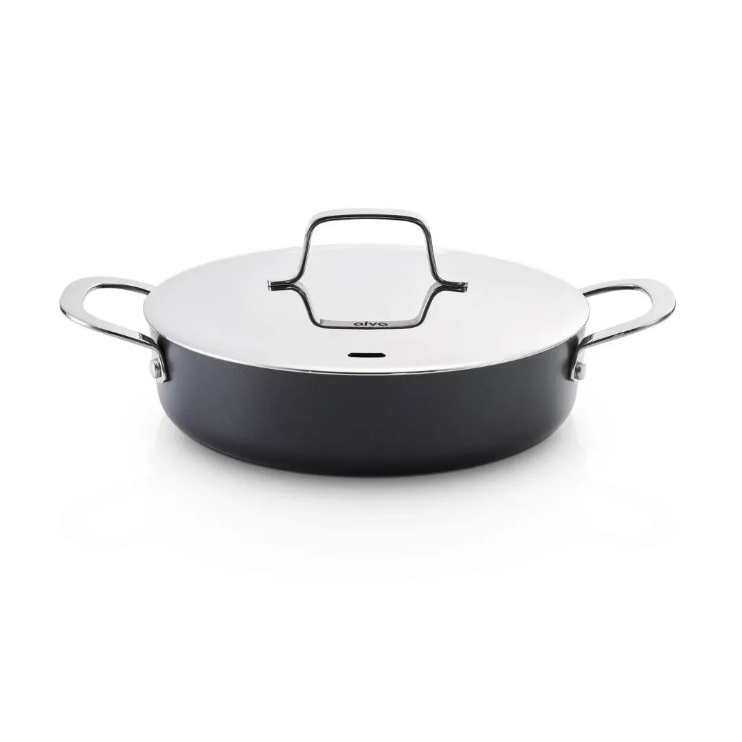 Alva Maestro Ceramic Nonstick Non-Toxic 2-Piece Skillet with Lid