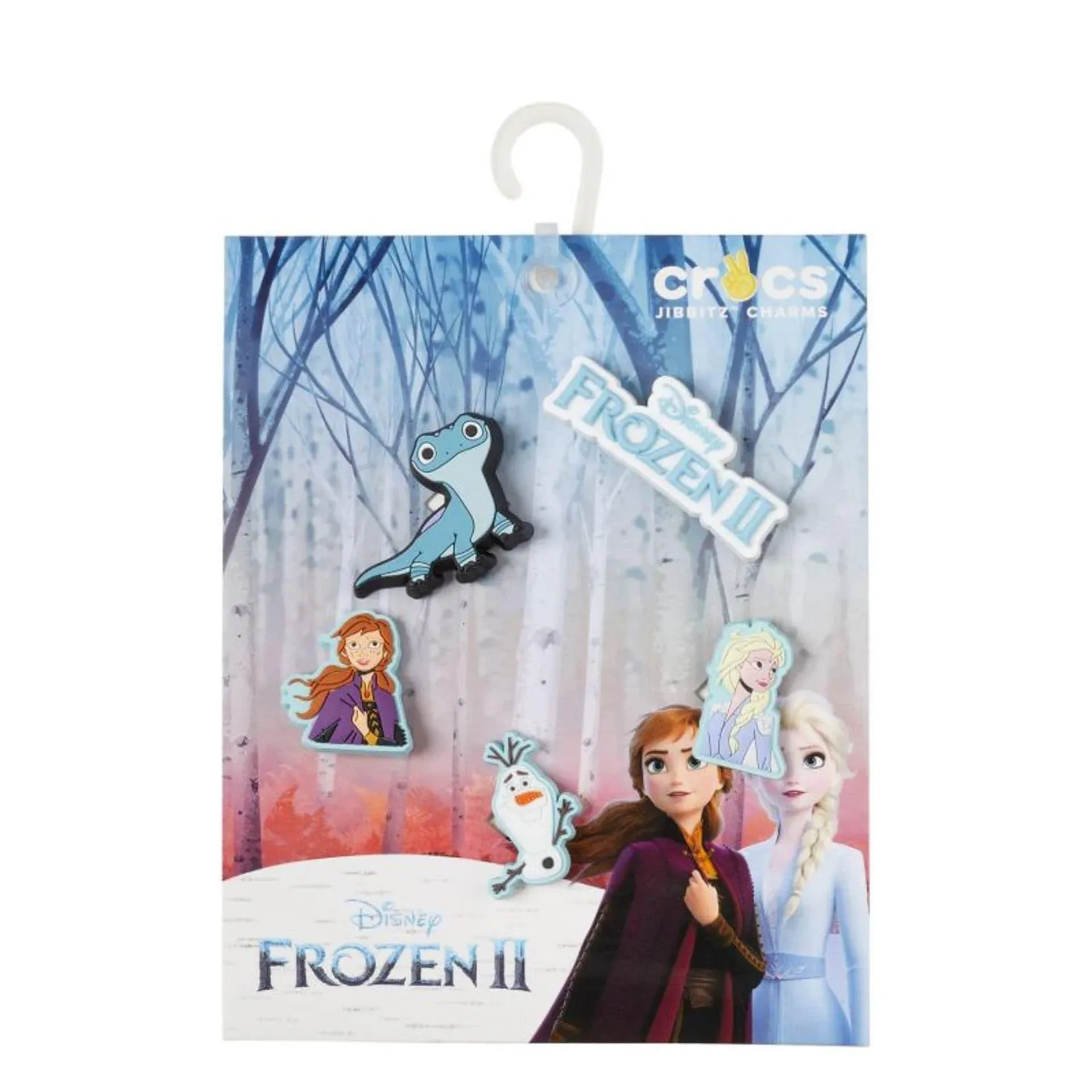 CROCS 5-Pack Frozen II Jibbitz Shoe Charms in White at Nordstrom