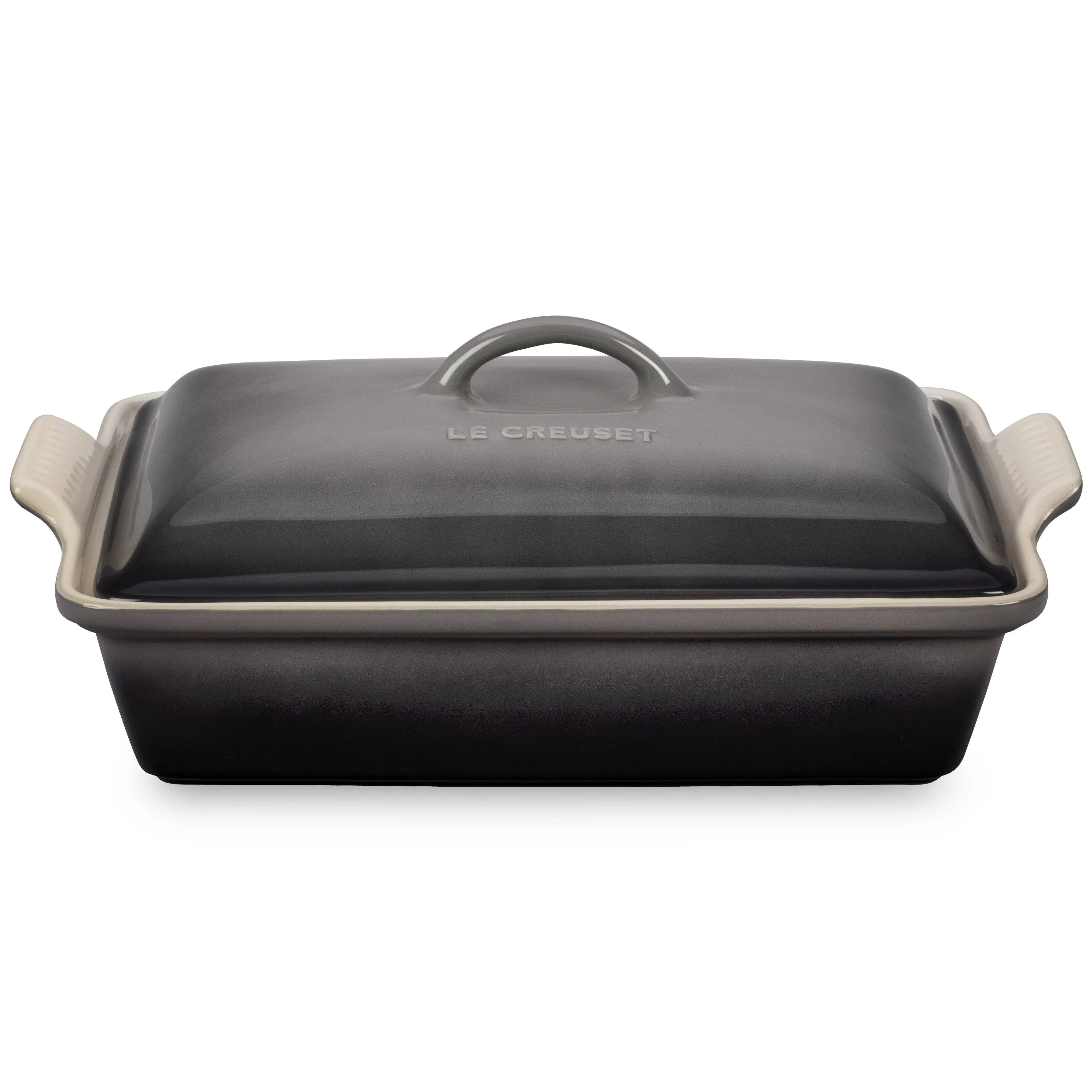 Le Creuset 4 qt. Heritage Covered Rectangular Casserole - Oyster