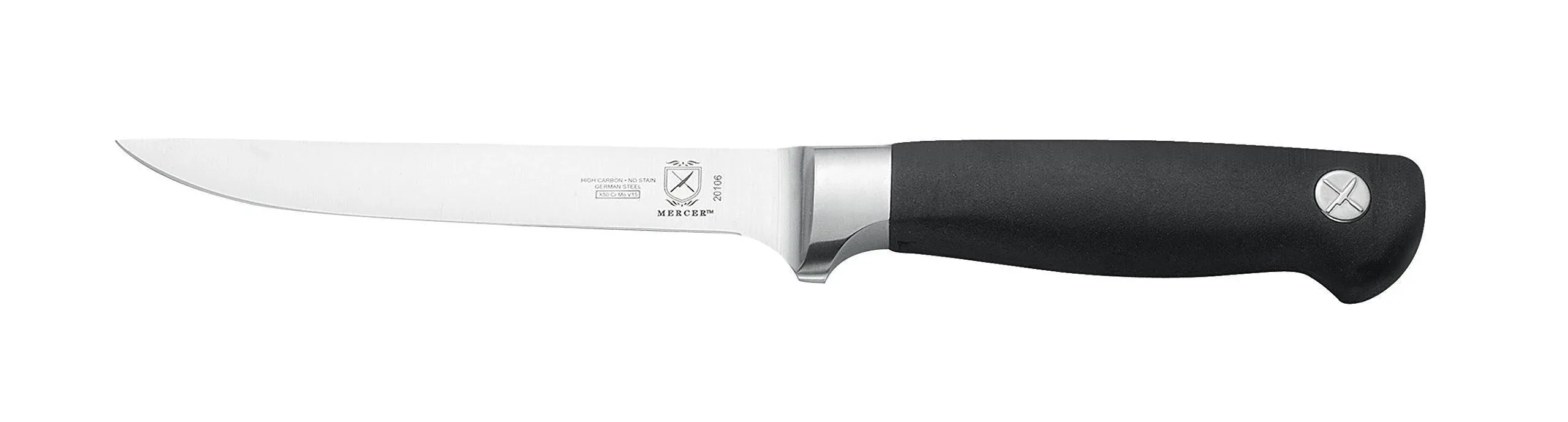 Mercer Culinary M20106 Genesis 6-Inch Boning Knife , Black