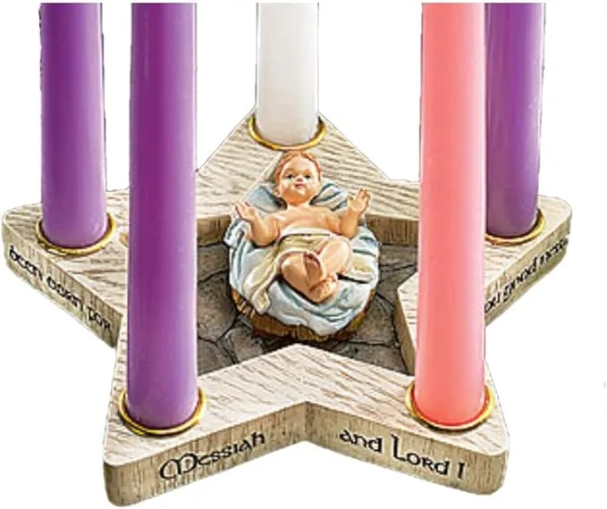 Living Grace Star-Shaped Advent Wreath