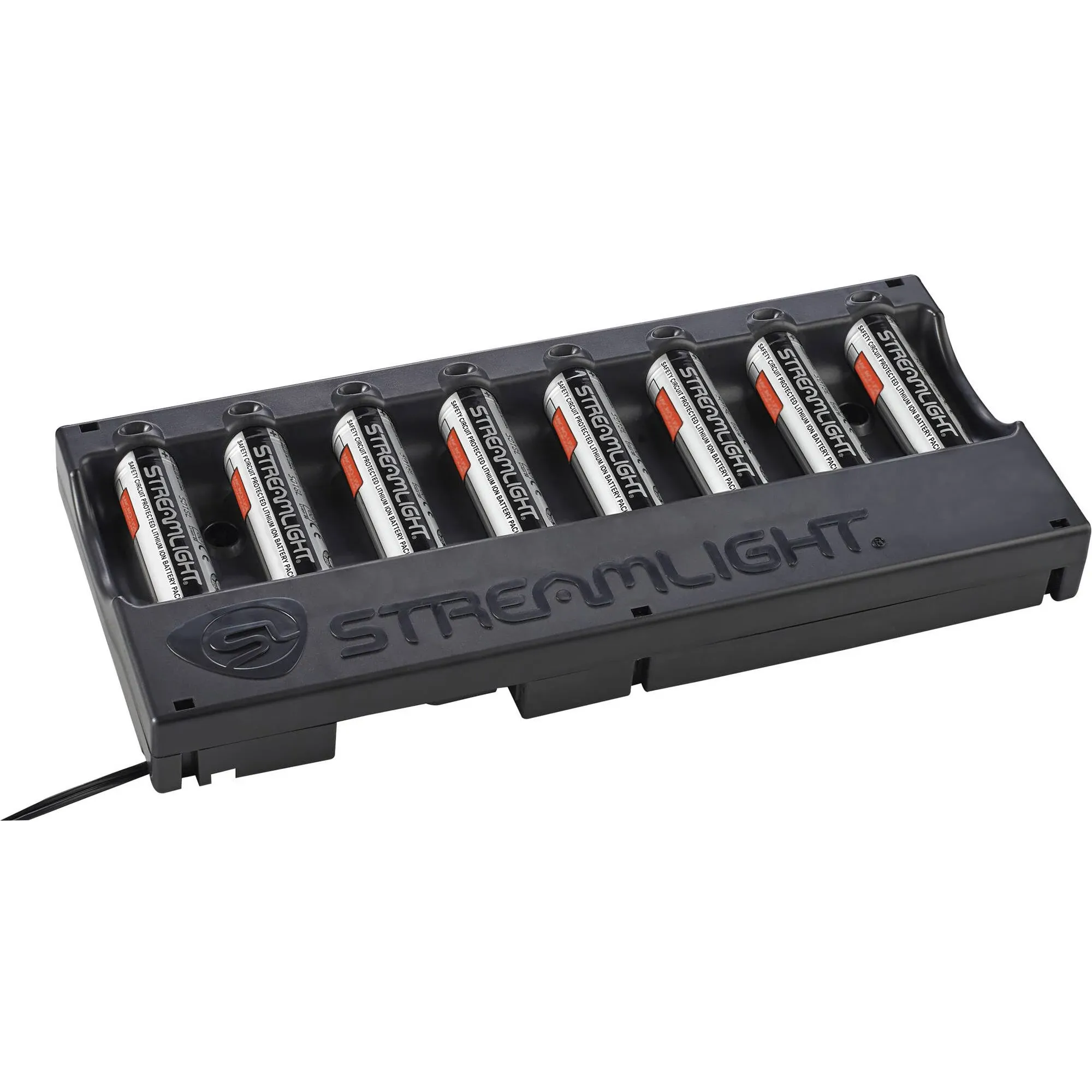 Streamlight 20224 18650 Battery 8-Unit Bank Charger (W/Batteries)