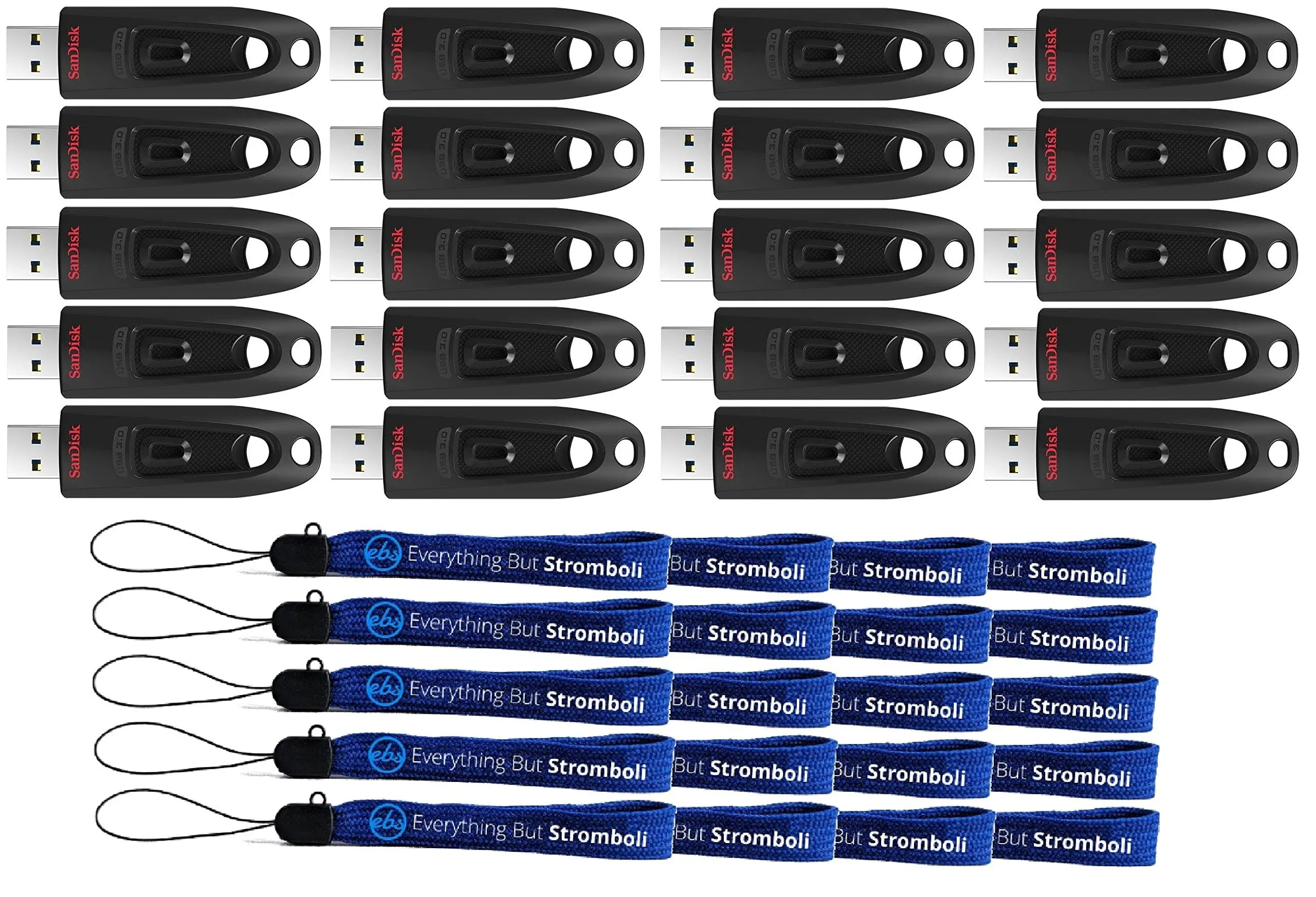 SanDisk 32gb 20 Pack Flash Drives Ultra 3.0 USB Drives for Laptop and Computer - High Performance Thumb Drives (SDCZ48-032G-U46) Pen Drive Bulk Pack