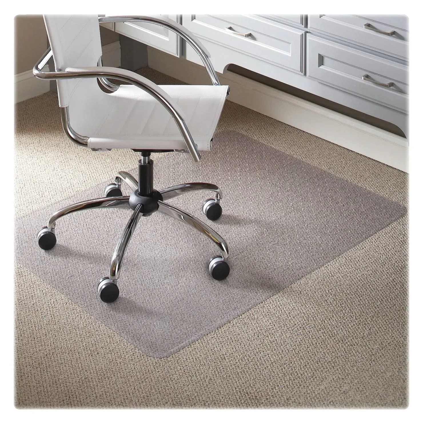 ES Robbins EverLife Light Use Chair Mat for Flat Pile Carpet