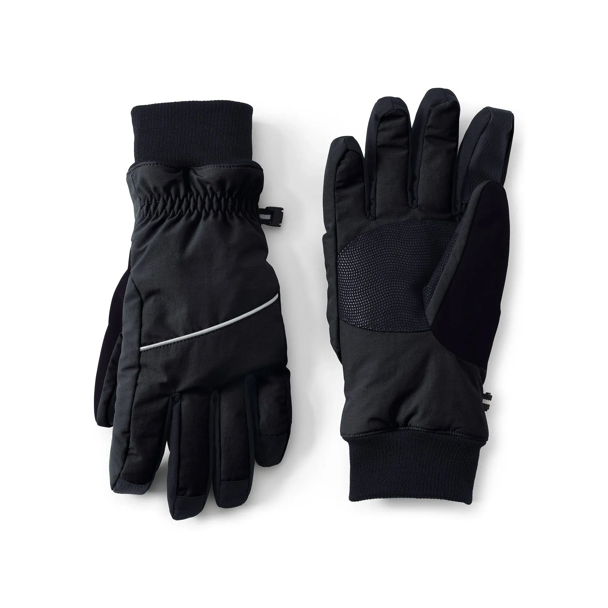 Lands' End Men's Squall Waterproof Gloves - Black