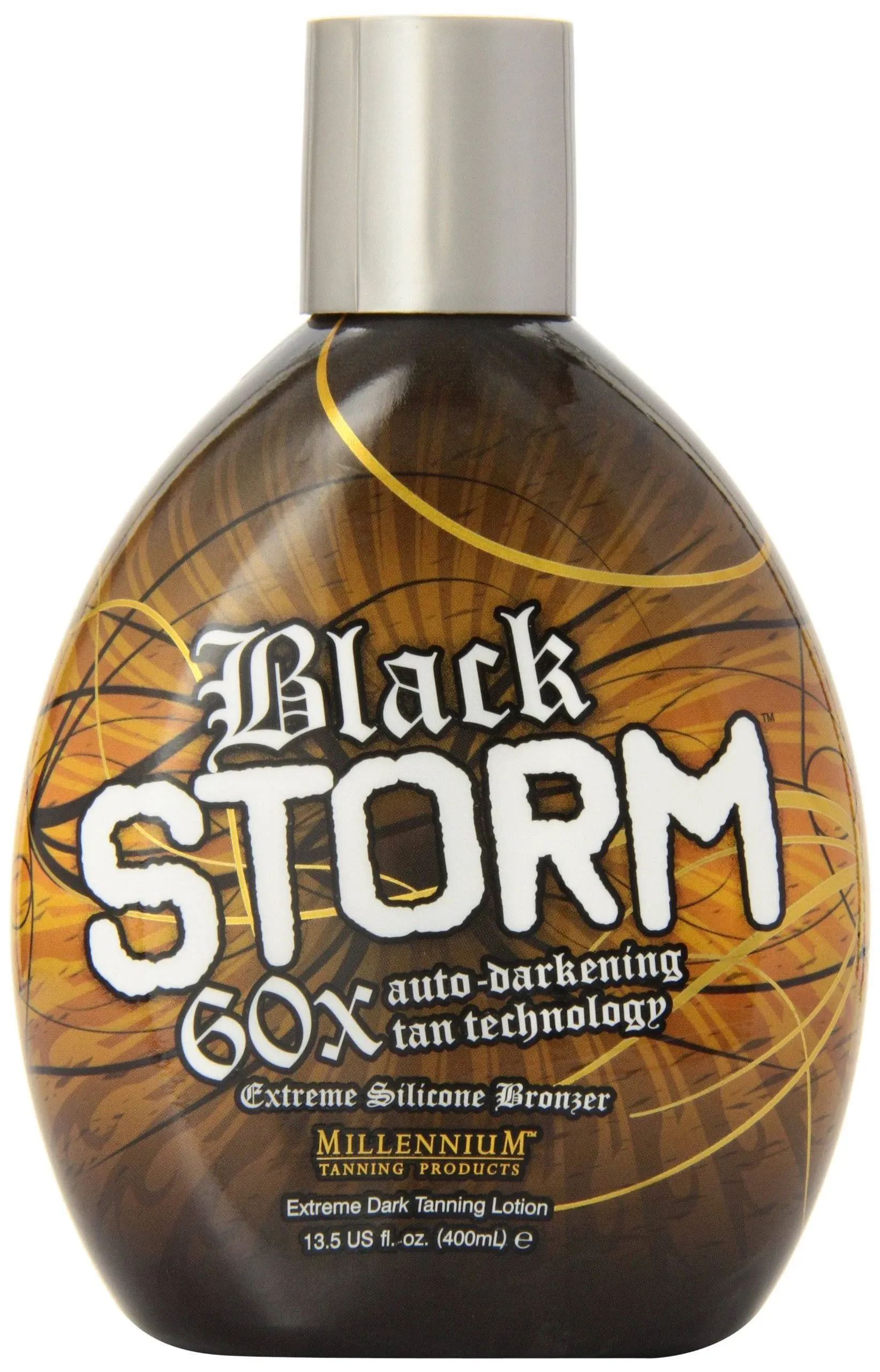 Millennium Black Storm Premium Tanning Lotion Extreme Silicone Bronzer 60X 13.5 oz