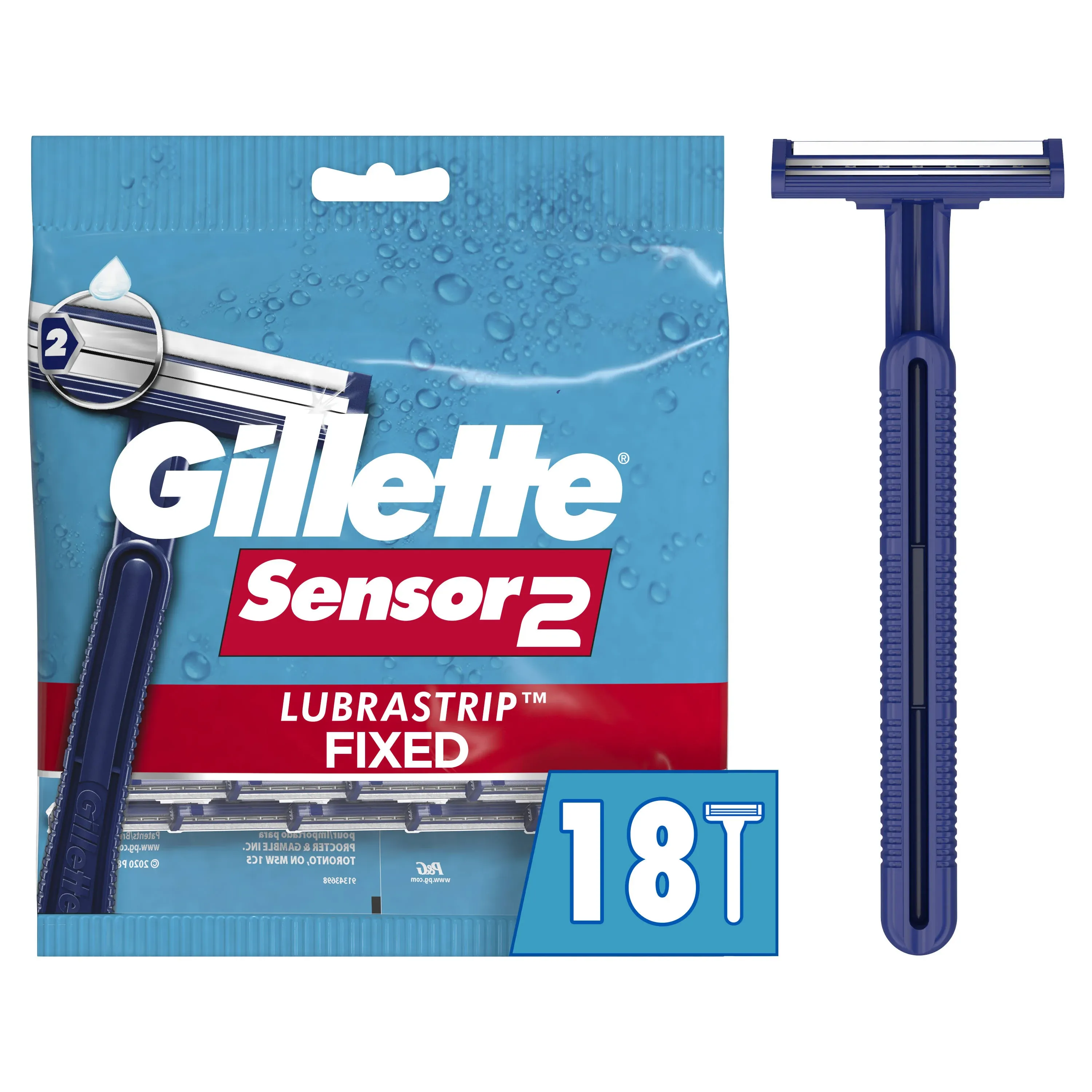 Gillette Sensor2 Disposable Razors, 12 ct