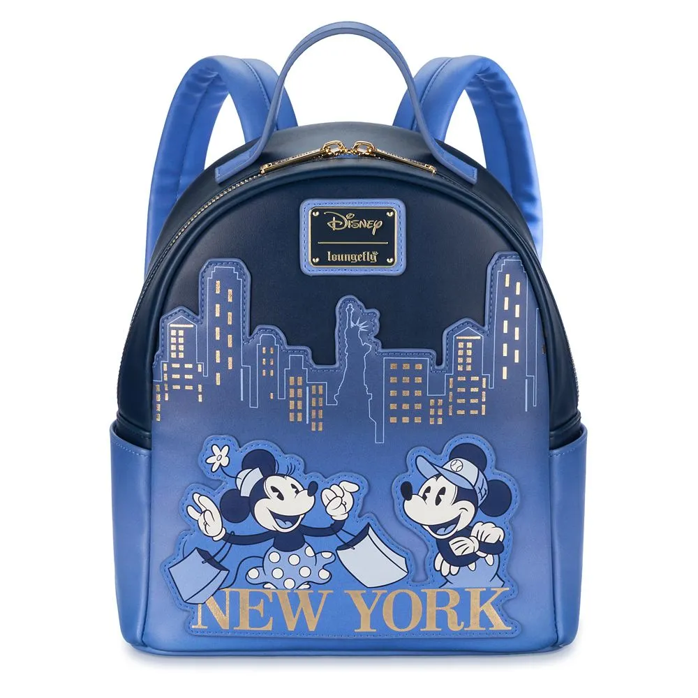 Mickey Mouse and Minnie Mouse New York Loungefly Mini Backpack Official shopDisney