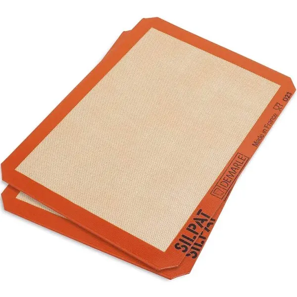 Silpat Sweet & Savory Half Sheet Baking Mats (Set of 2)