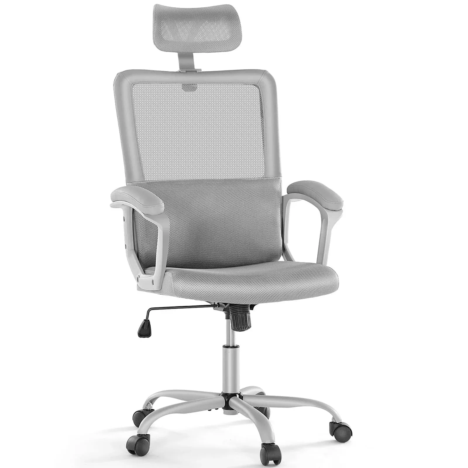 Office Chair - High Back Ergonomic Desk Chair with Adjustable Headrest and Lumbar Support Swivel Rolling Chair Adjustable Height Mesh Chair Study.