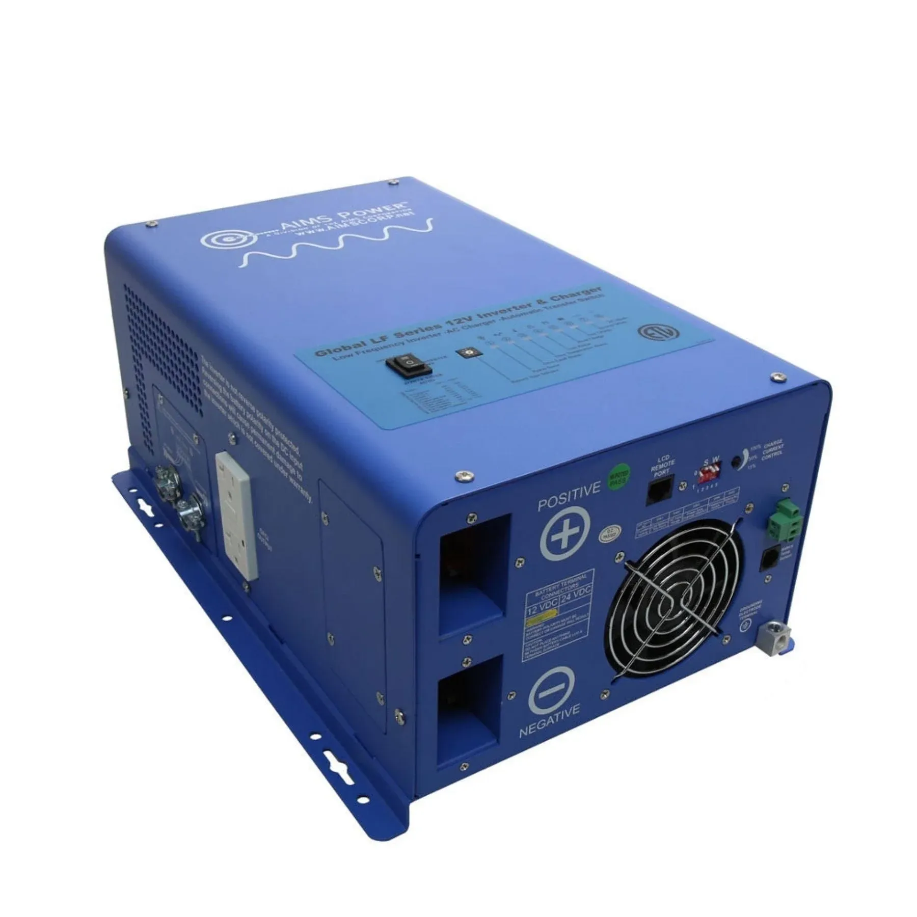 AIMS Power 2000 Watt Pure Sine Inverter Charger