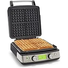 GreenPan Elite Ceramic Nonstick 4-Square Waffle Maker