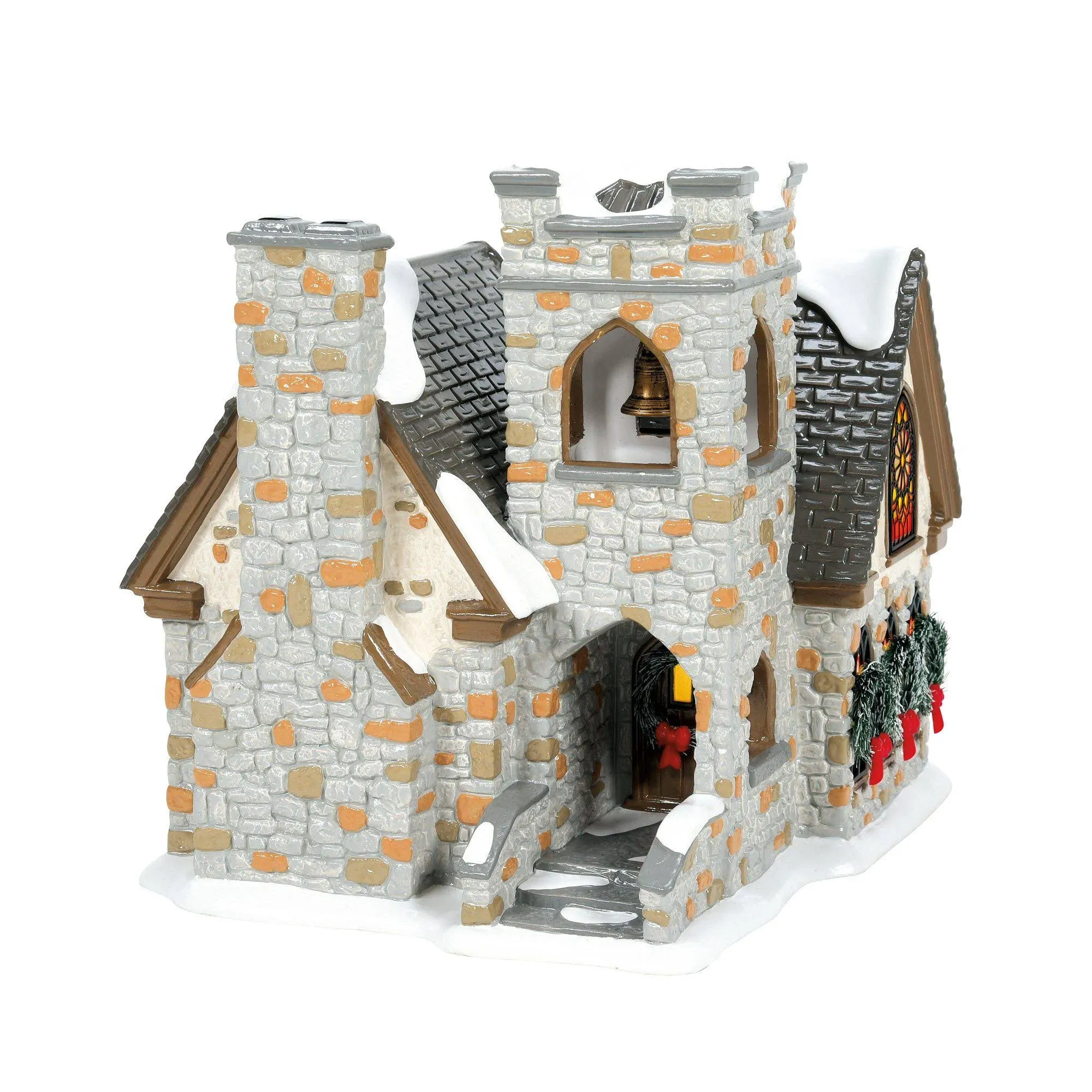 Department 56 Original Snow Village Woodlands Family Church