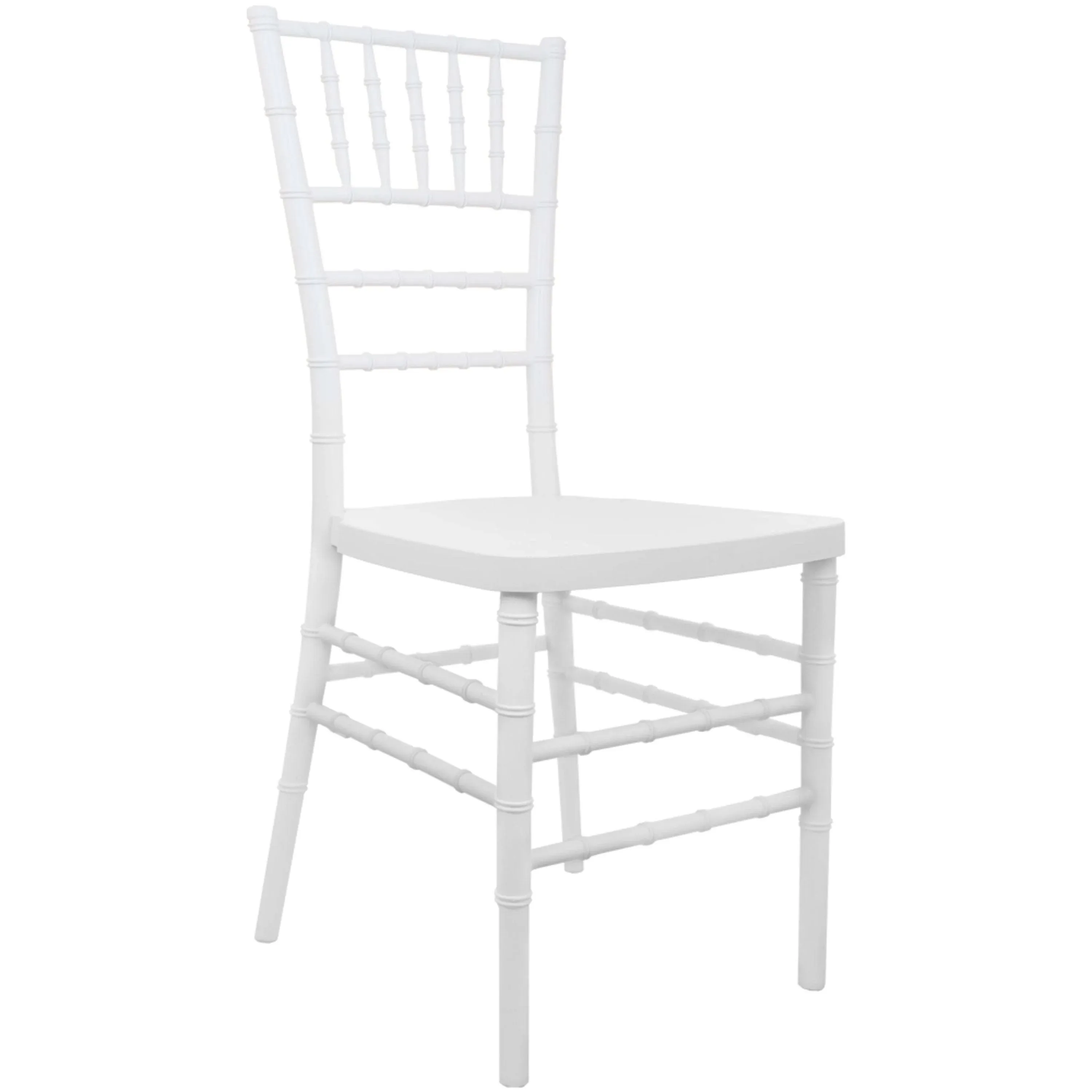 Advantage White Resin Chiavari Chair By Flash Furniture