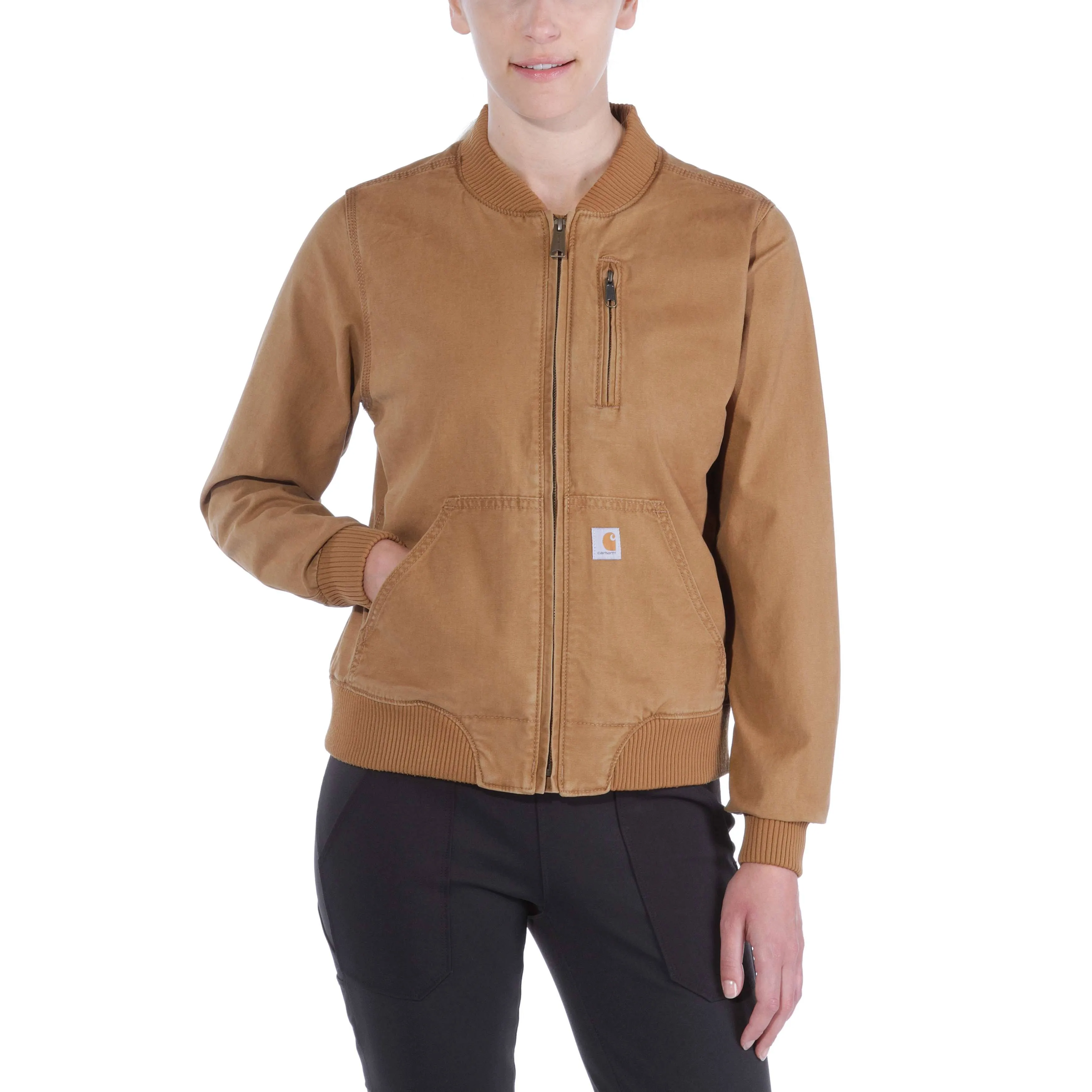 Carhartt Women's Crawford Bomber Brown Jacket