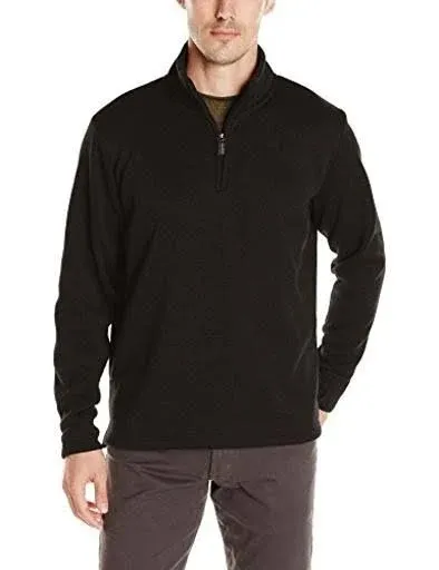 Wrangler Authentics Men's Long Sleeve Fleece Quarter-Zip