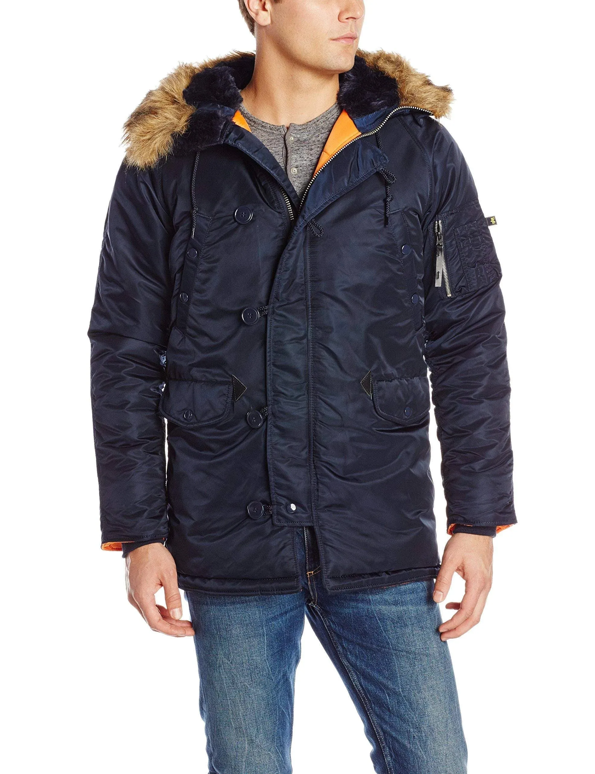 Men's N-3B Slim Fit Parka Black | Alpha Industries