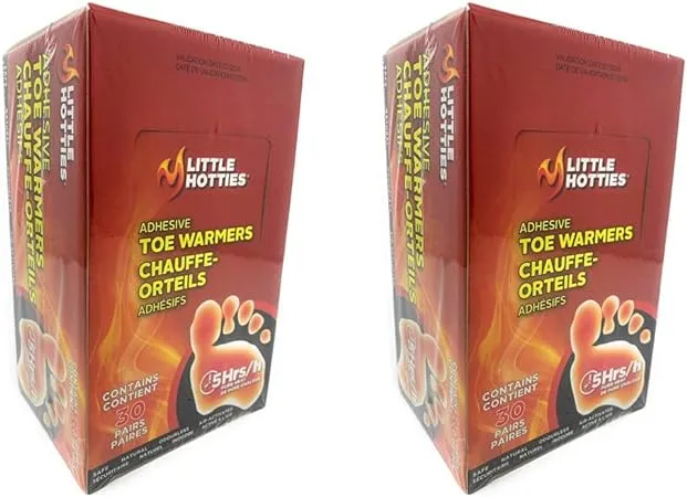 Little Hotties Adhesive Toe Warmers, 30 Pairs