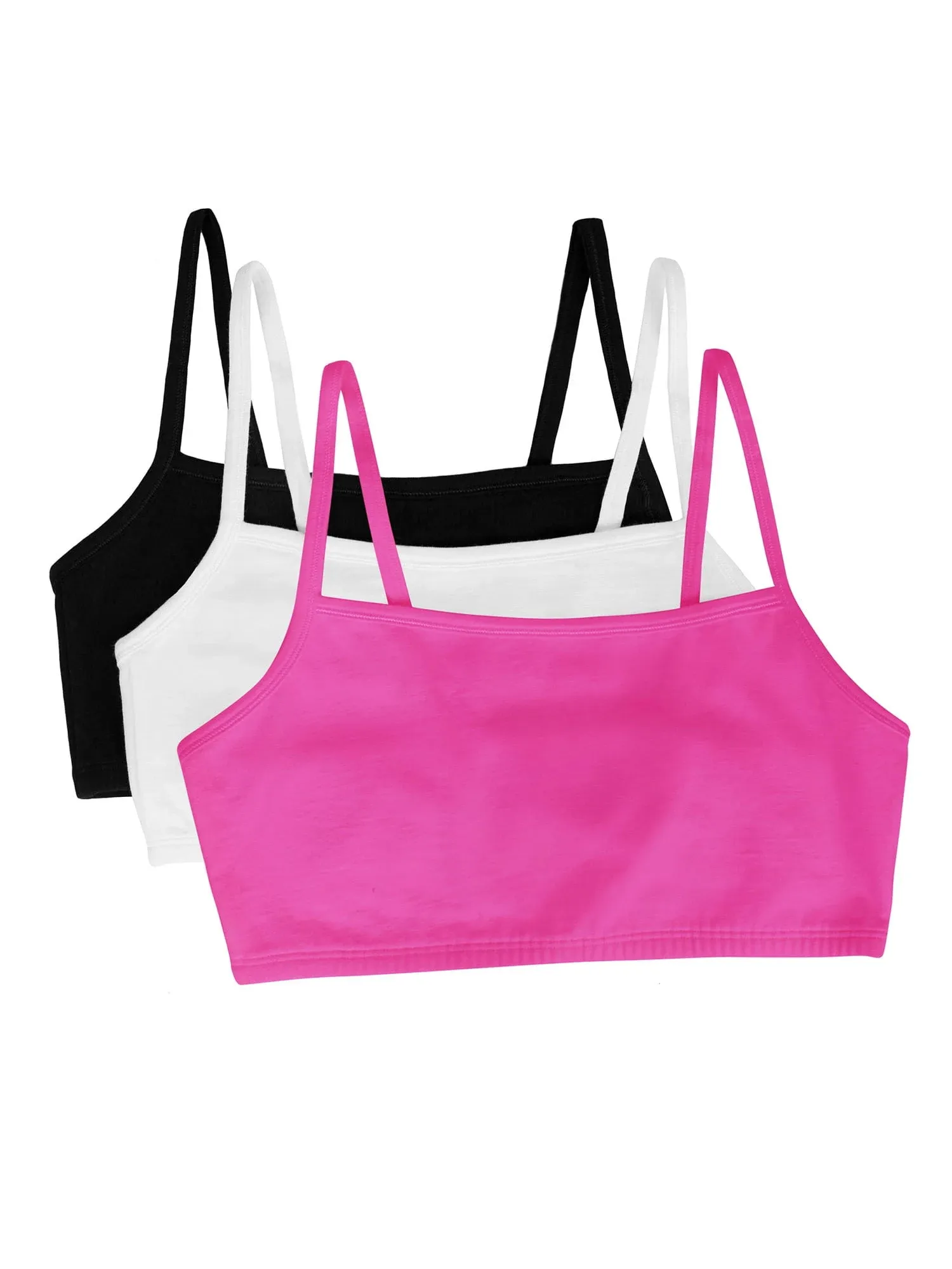 Fruit of the Loom Girls' Spaghetti Strap Sports Bra