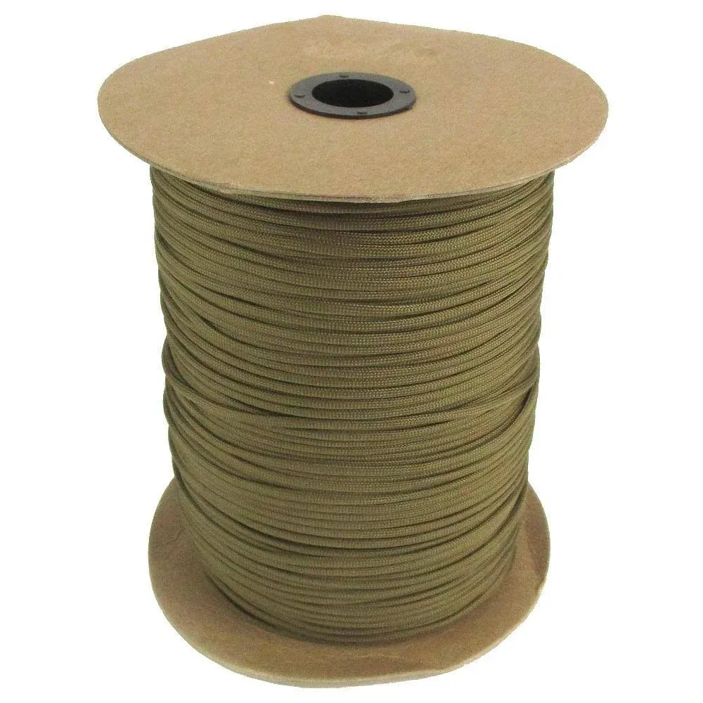 Rothco Nylon Paracord 550lb 1000 Ft Spool