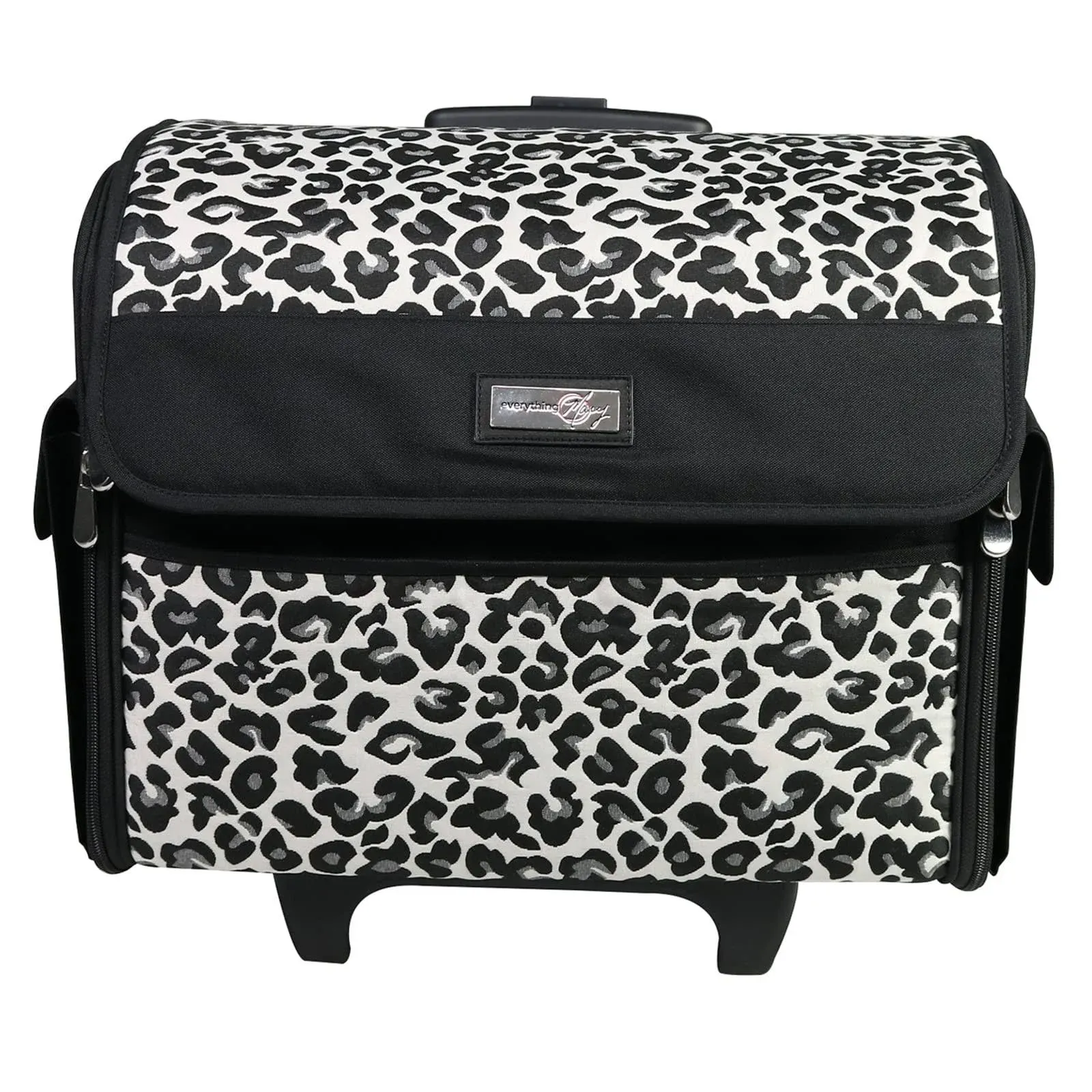 Everything Mary Rolling Sewing Machine Tote, Cheetah