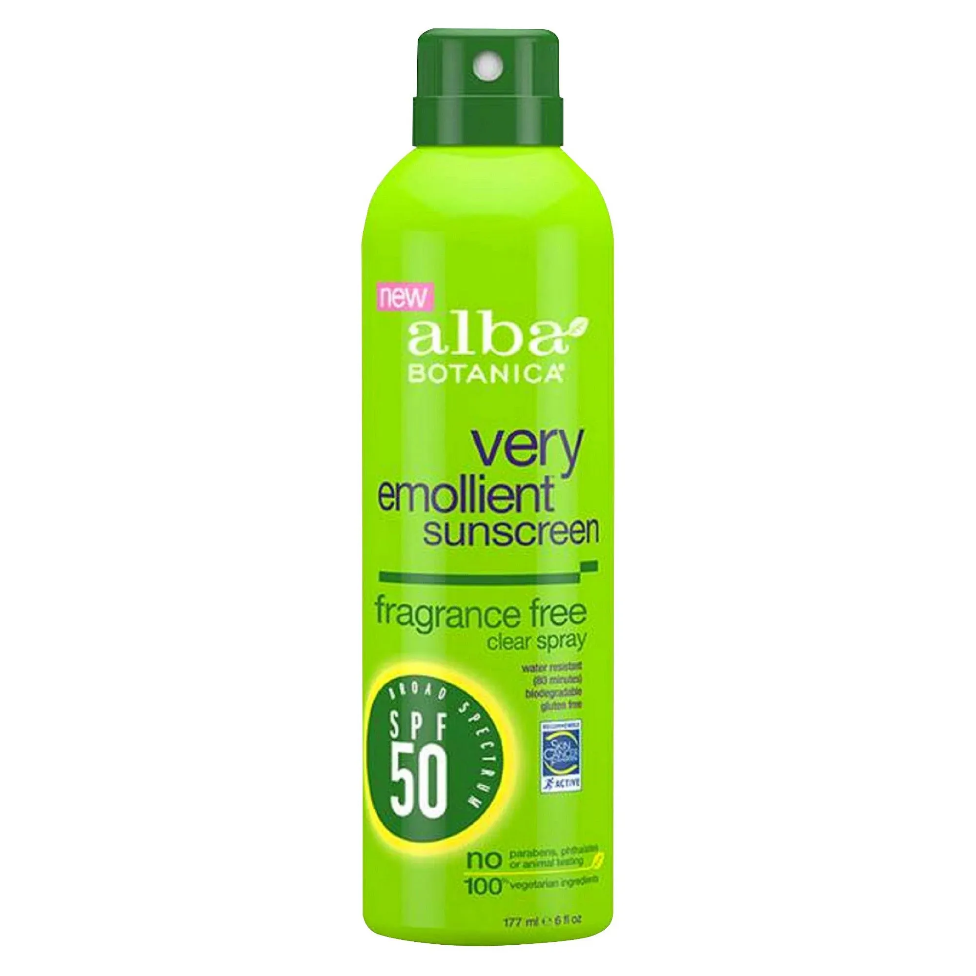 Alba Botanica Sensitive Broad Spectrum Sunscreen Spray, SPF 50, Fragrance Free, 5 fl oz - 6 oz | CVS