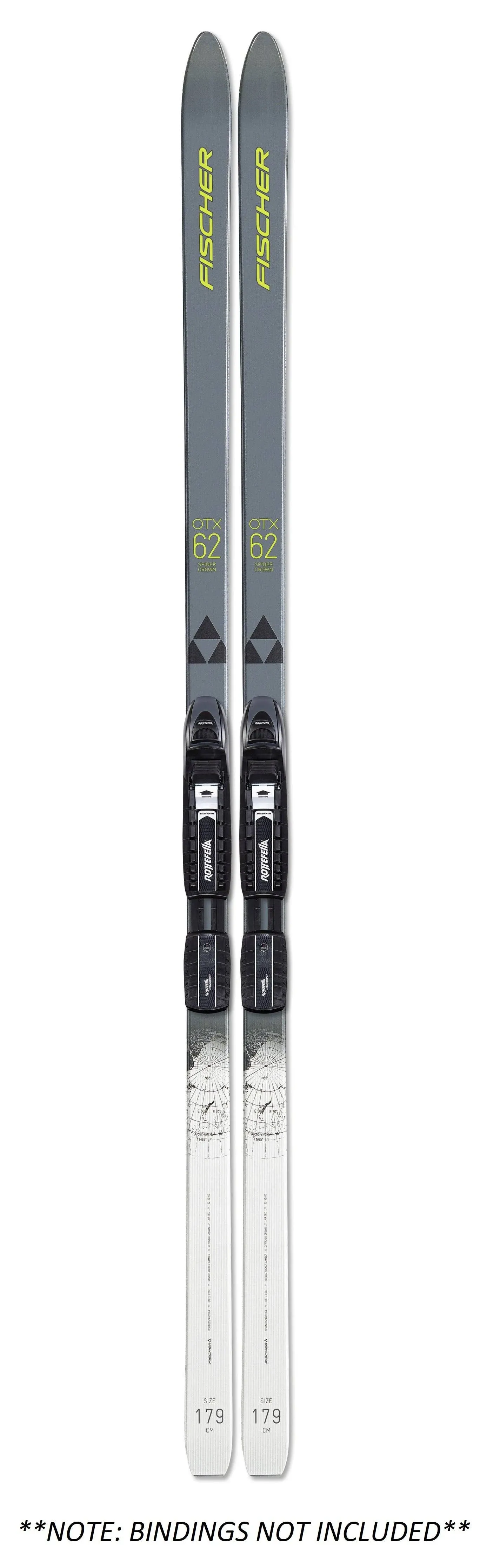 Fischer Spider 62 Crown Xtralite Flat BC Touring Ski