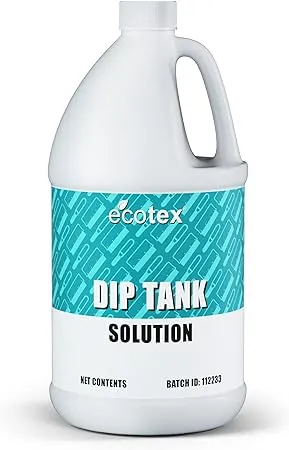 Ecotex® Dip Tank Solution 2 in 1 Emulsion Remover and Ink Remover for Screen Printing - Take The Hard Work Out of Reclaiming Your Screen Printing Screens with Our Dip Tank Solution.