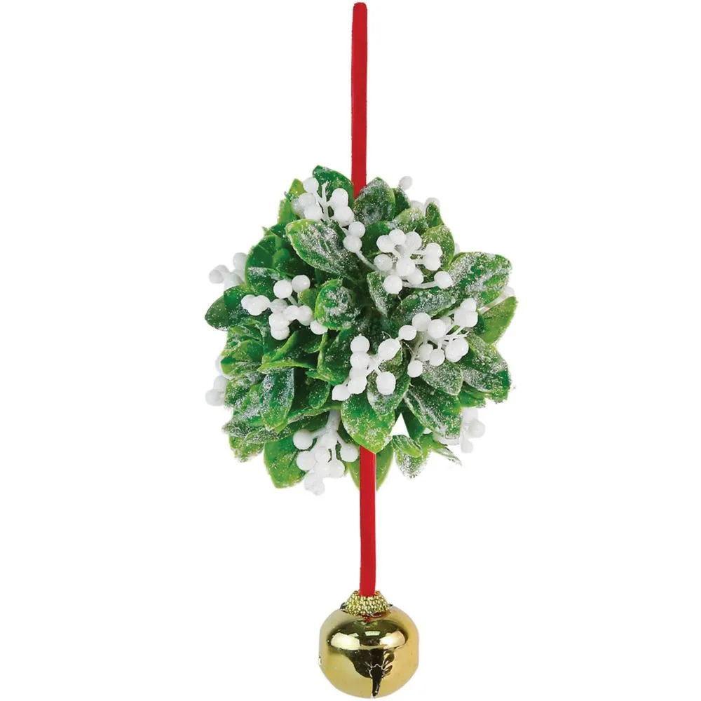 Michaels Ornativity Mistletoe Ball Christmas Ornament