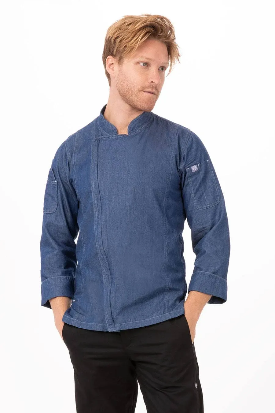 Gramercy Men's Denim Chef Coat