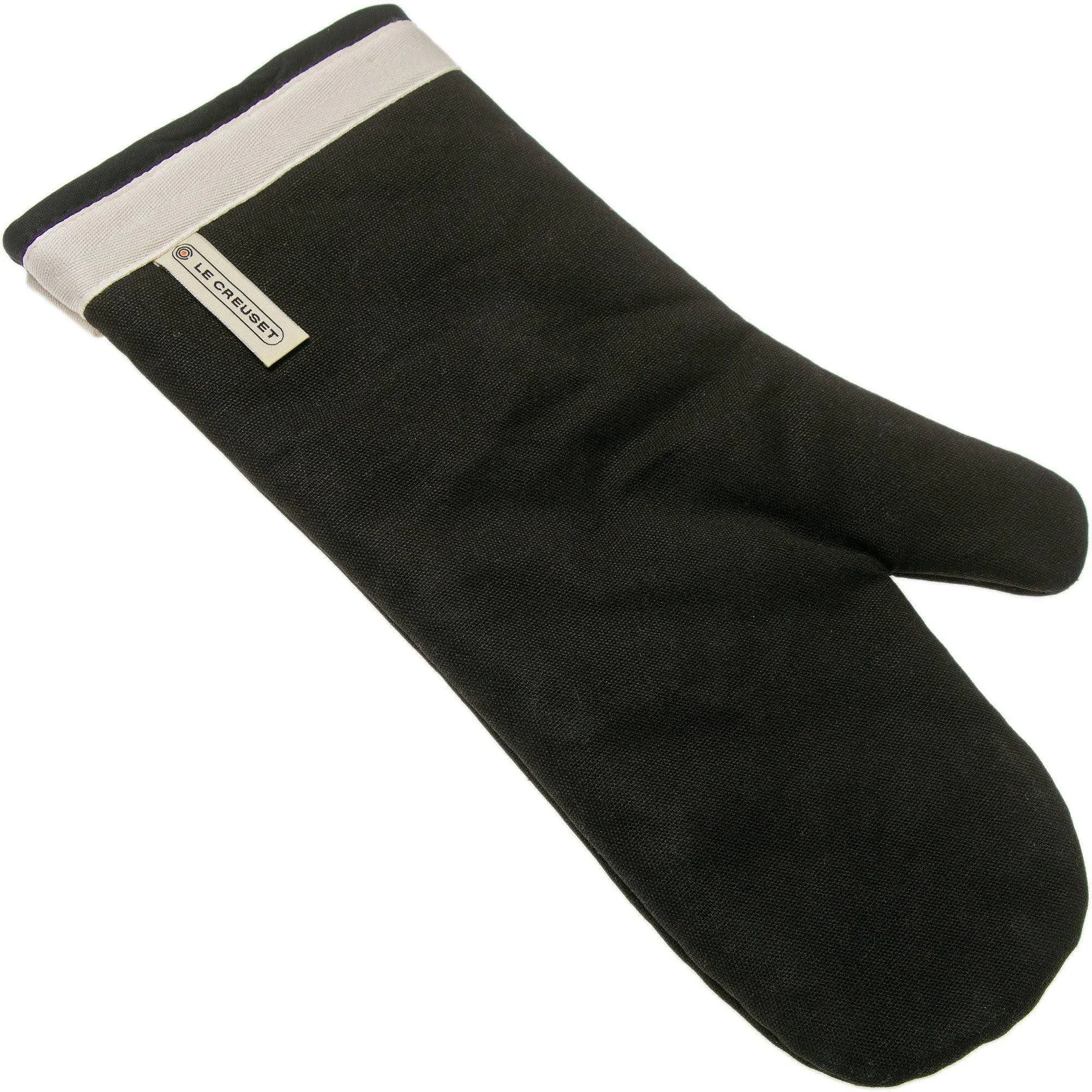 Le Creuset Black Cotton Oven Mitt