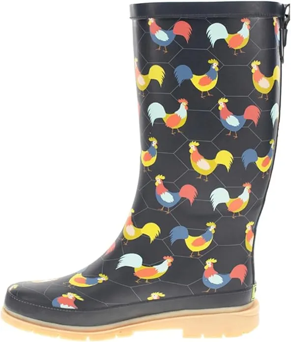 Western Chief Women's Tall Waterproof Rain Boot Outdoor Garden Shoes