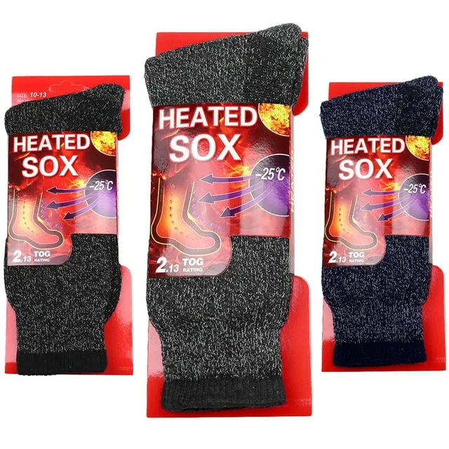 ActionHeat Unisex Wool Socks with 3.7V Rechargeable Battery