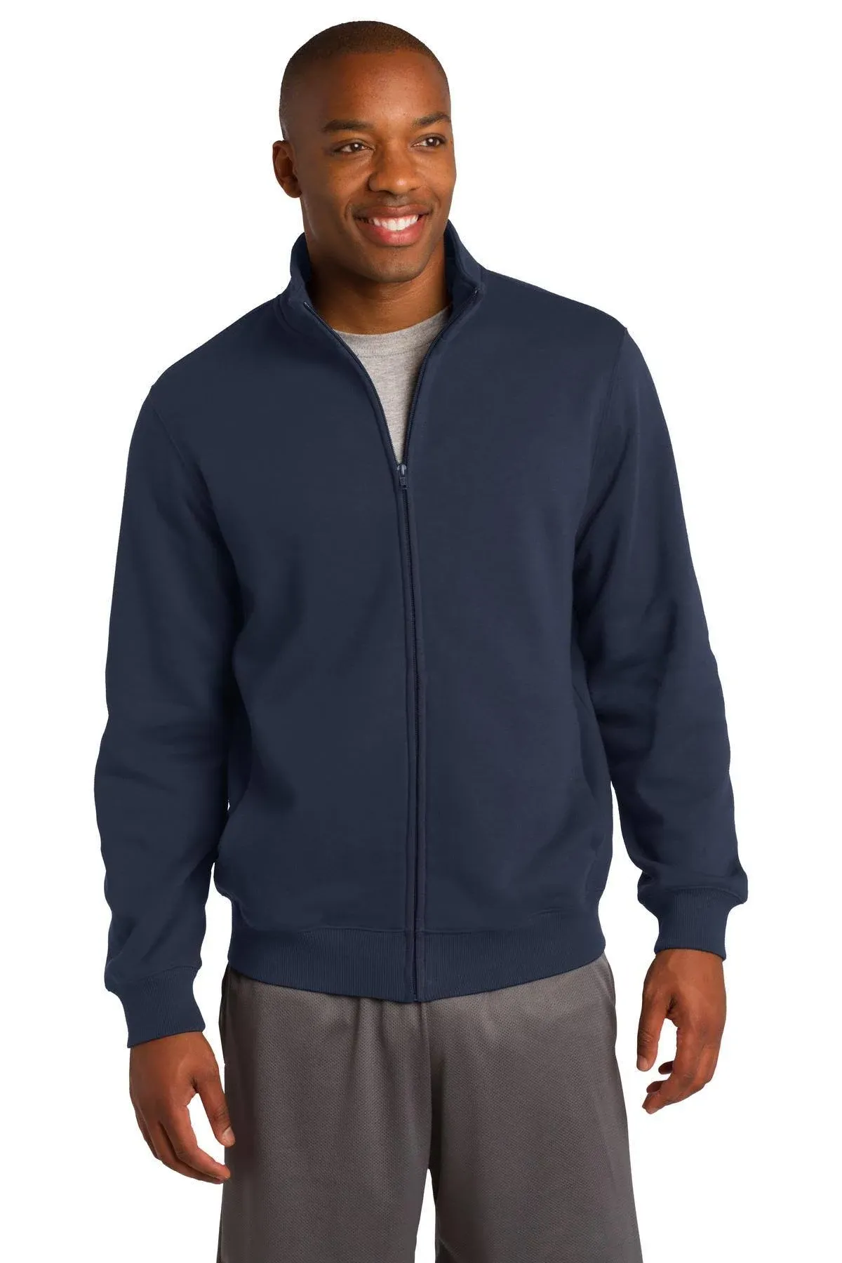 Sport-Tek ST259 Full-Zip Sweatshirt - Graphite Heather