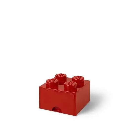 Lego Storage Brick Drawer 4 Bright Blue