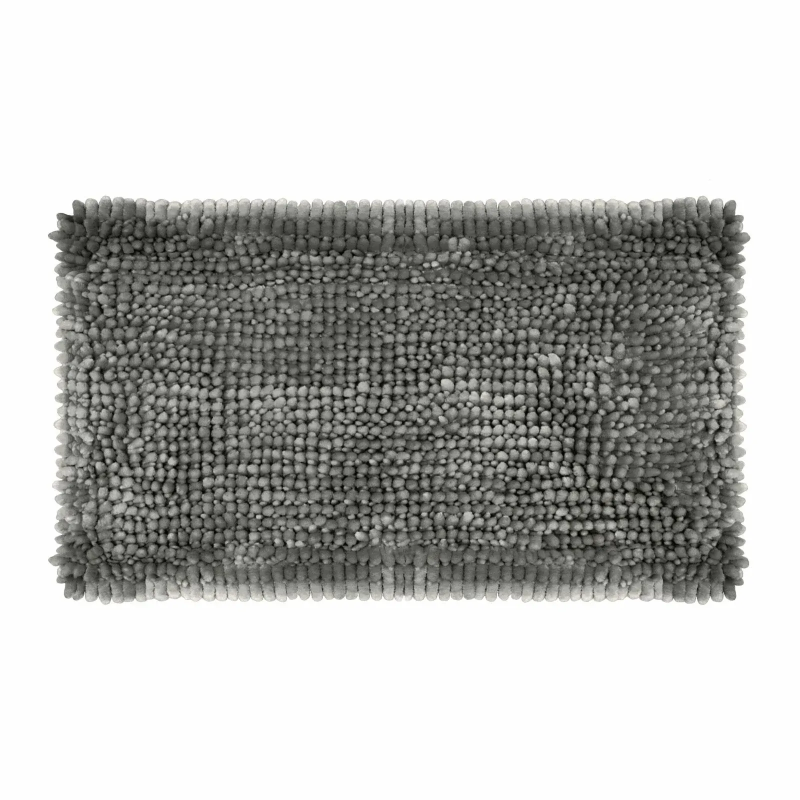 Laura Ashley Butter Chenille 17" x 24" Bath Mat, Charcoal