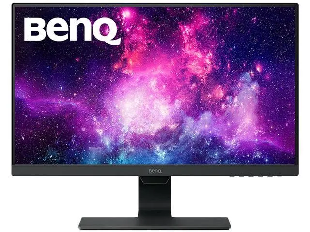 BenQ GW2480 24" Full HD 1920 x 1080 60Hz VGA HDMI DisplayPort Flicker-Free Technology Built-in Speakers Slim Bezel Design LED Backlit IPS Monitor