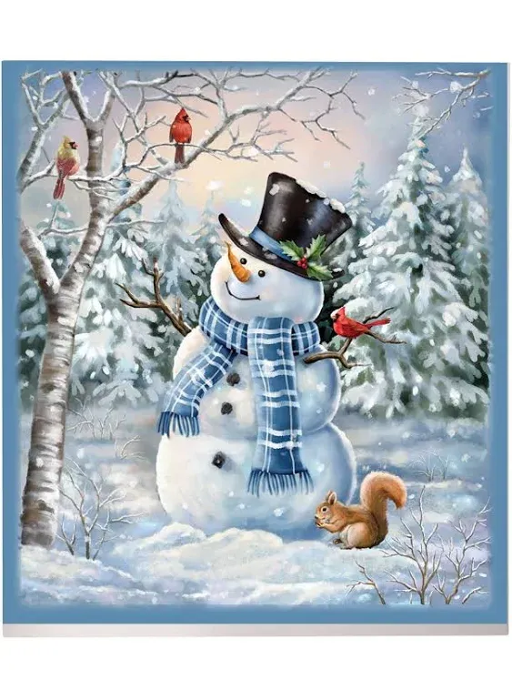 Collections Etc Winter Snowman Kitchen Dishwasher Magnet