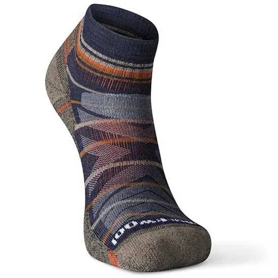 Smartwool Hike Light Cushion Pattern Ankle Socks for Men Deep Navy X-Large