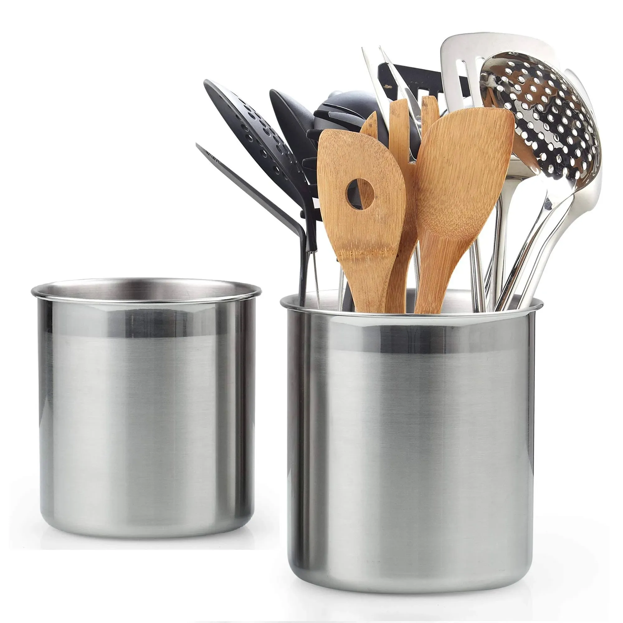 Cook N Home Jumbo 2PC Set Utensil Holder