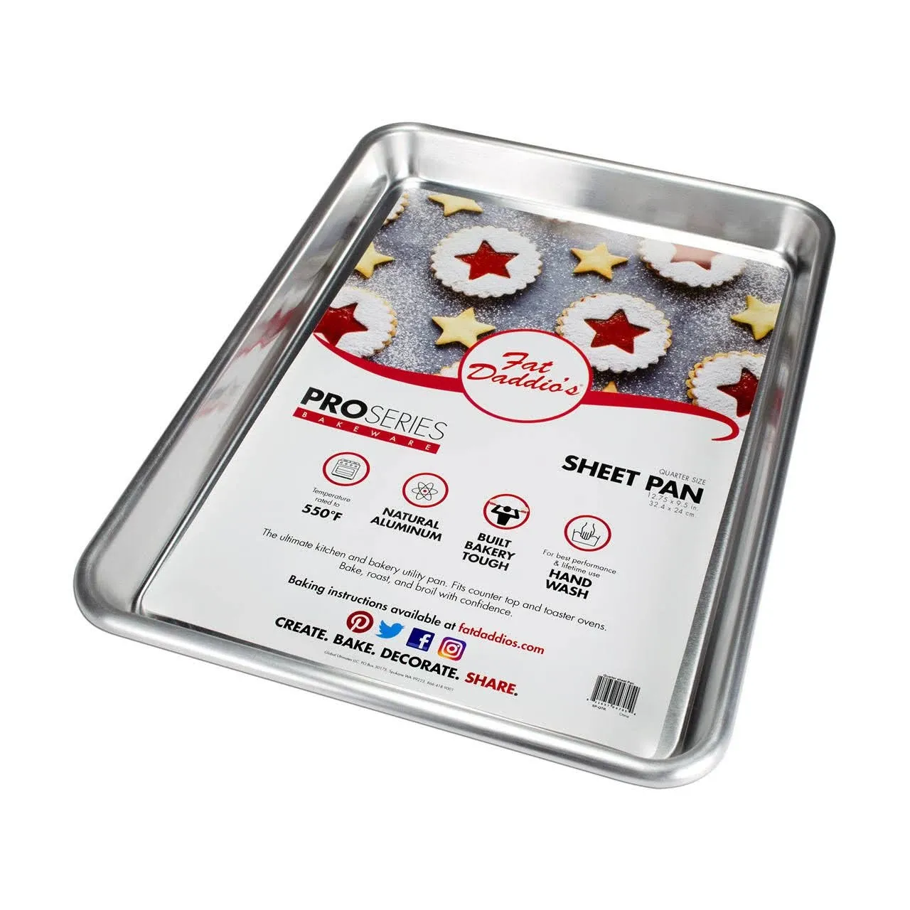 Fat Daddio's Quarter Sheet Silicone Baking Mat