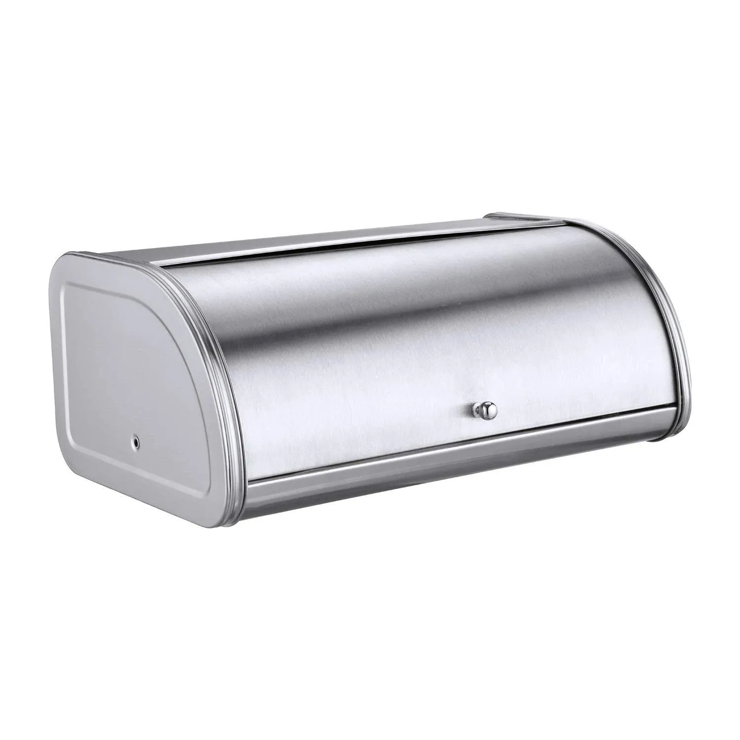 Hilfa Stainless Steel Bread Box with Roll Up Lid, for Easy Kitchen Counter ...