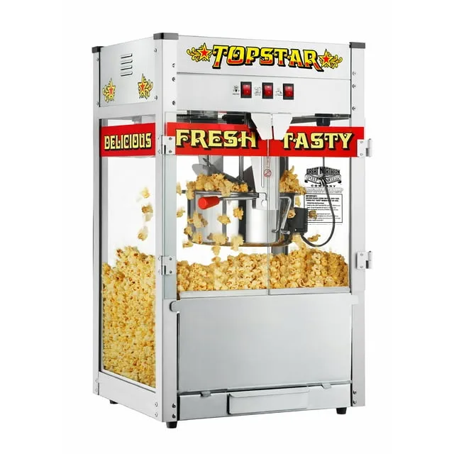 Great Northern Popcorn 83-DT5672 6210 Pop Heaven Commercial Quality Popcorn Popper Machine - 12 oz