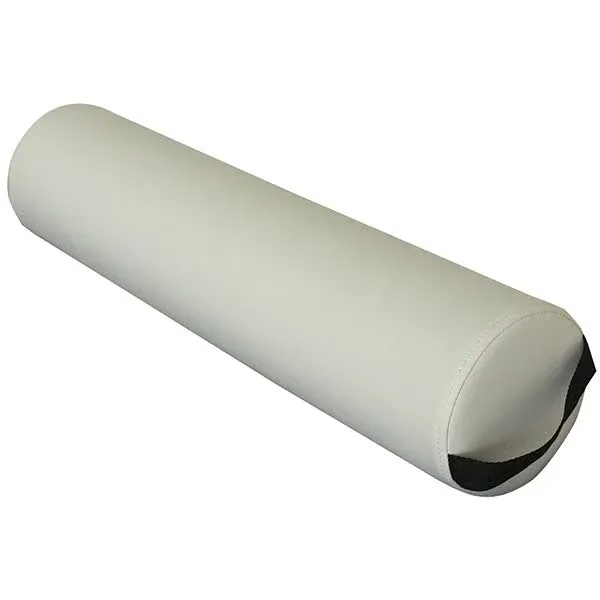 Forpro Full Round Bolster, Crème, Oil and Stain-Resistant, for Massage and Yoga ...