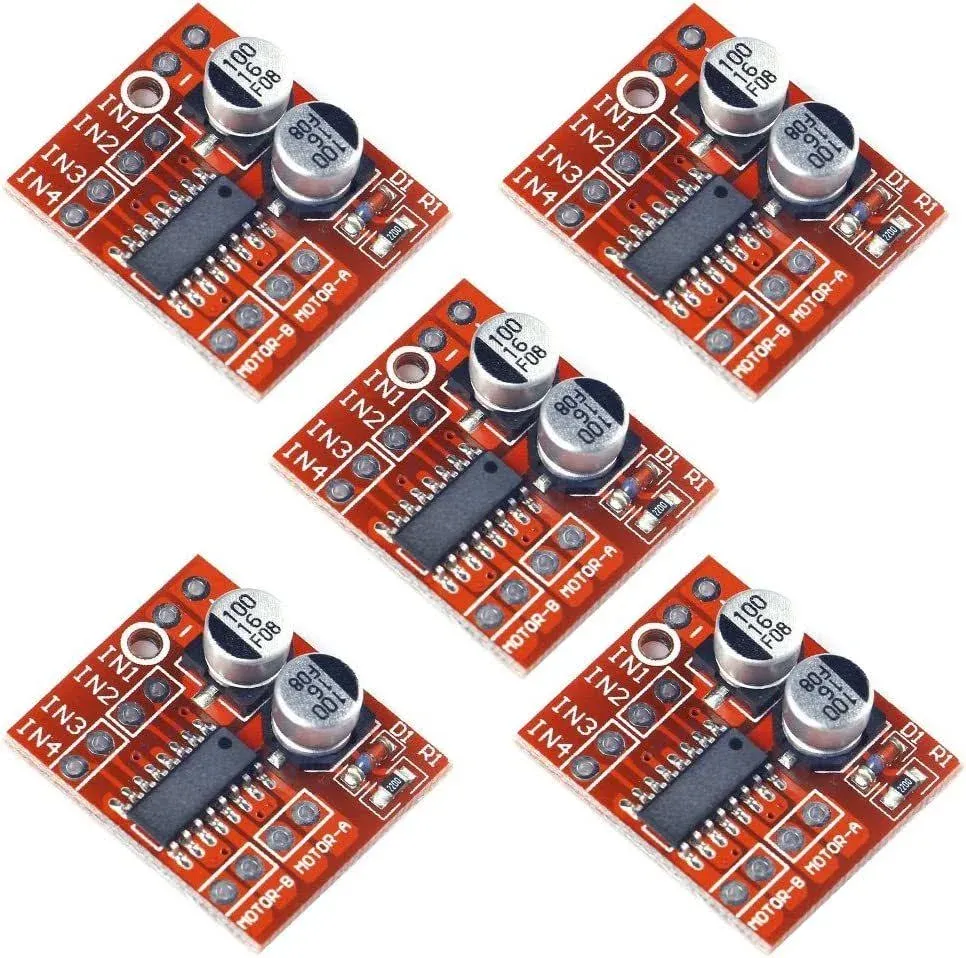 Aideepen 5pcs Dual H-Bridge DC Stepper 1.5A 2 Way DC Motor Driver Module Replace ...