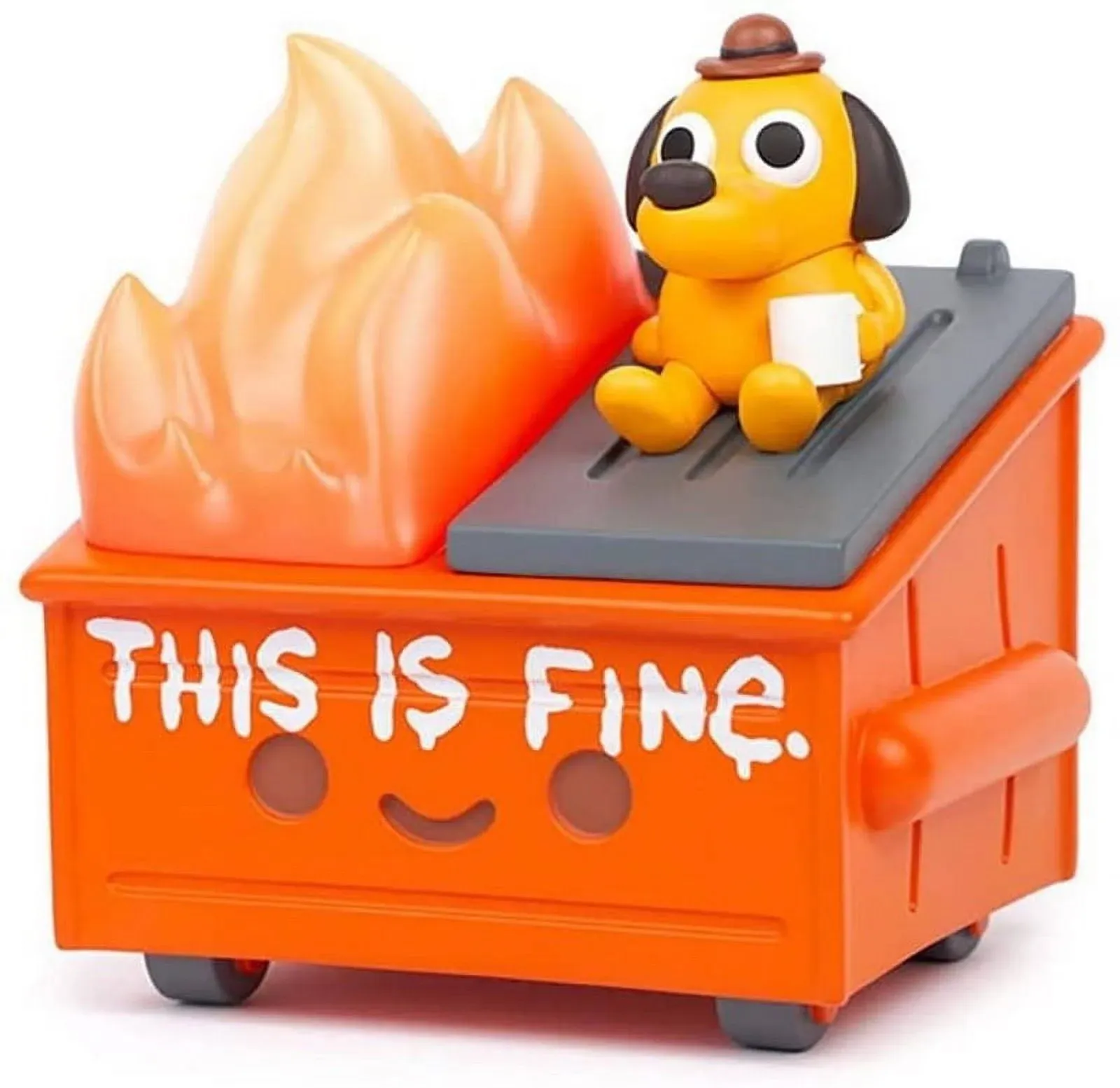 Dumpster Fire - This Is Fine Vinyl Figure