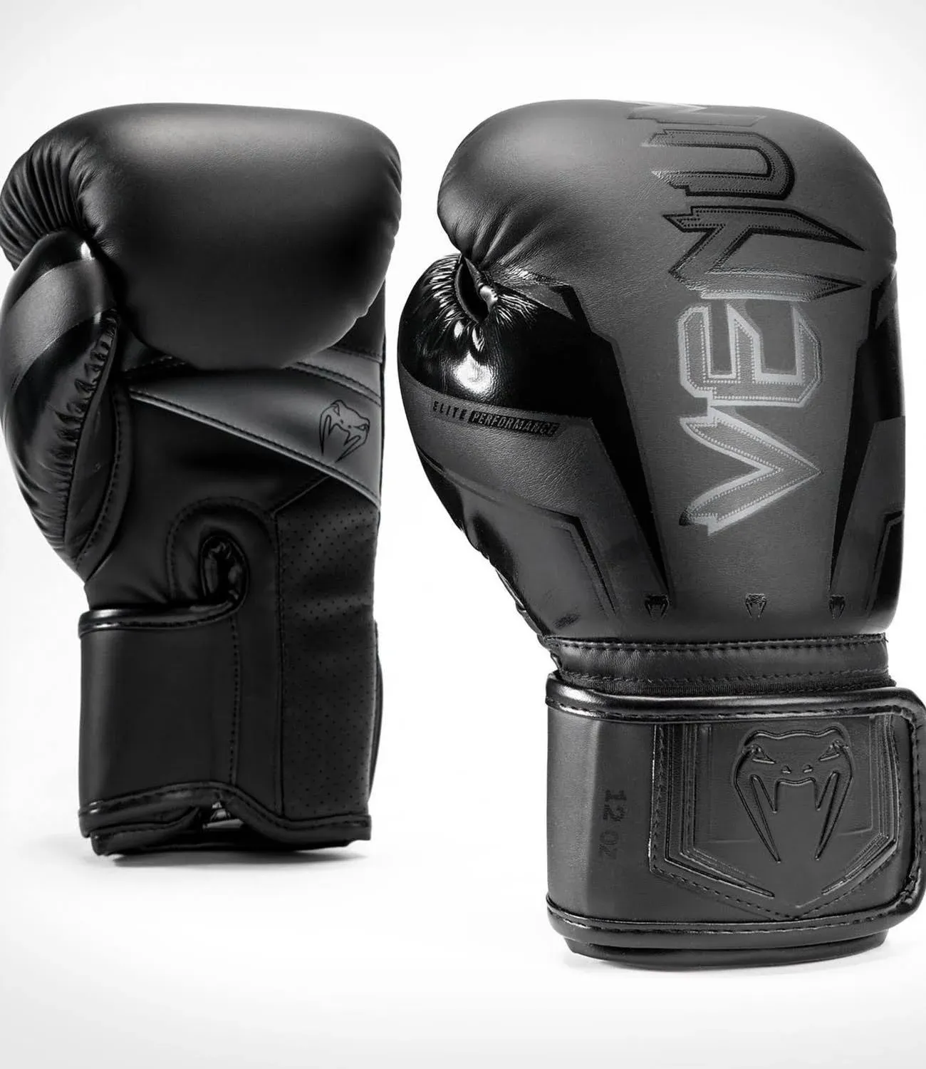 Venum Elite Evo Boxing Gloves - Black/Black